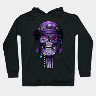 Retro Robo Skull Hoodie